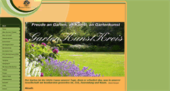 Desktop Screenshot of gartenkunstkreis.de